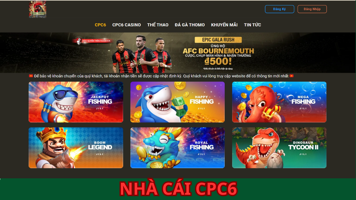 Trang Website CPC6 Nhà Cái Đá Gà Số #1 Việt Nam